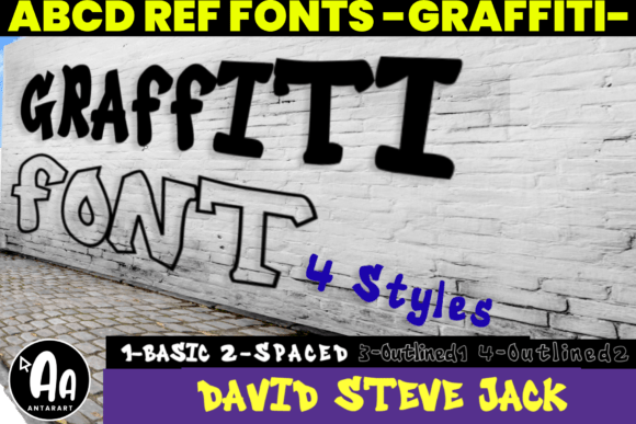 Abcd Ref Graffiti: A Bold Display Font for Urban Editorial Design