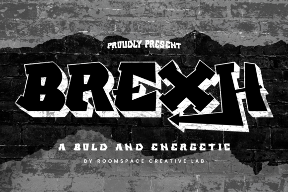 Brexh Regular: The Ultimate Urban Display Font for Bold Designs