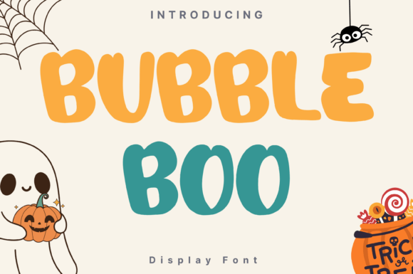 Bubble Boo: The Playful Display Font for Bold Branding