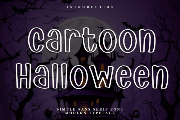Cartoon Halloween: A Festive Display Font for Digital Design