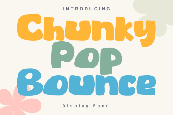 Chunky Pop Bounce: The Playful Display Font for Modern Web Design