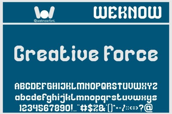 Creative Force: The Modern Retro Typeface for Bold Branding
