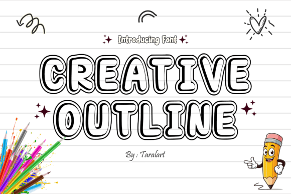 Creativeoutline Regular: The Perfect Display Font for Handmade Brands