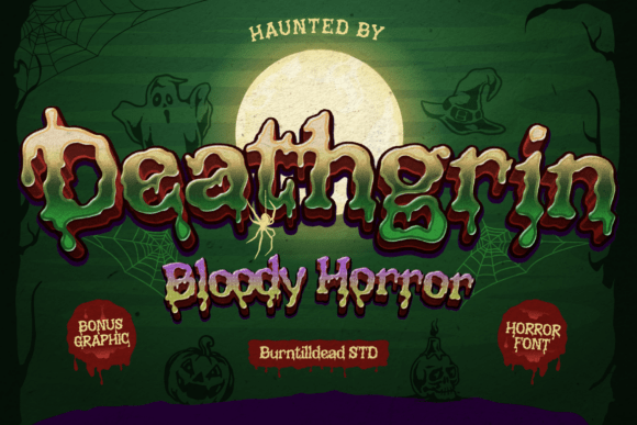 Deathgrind: The Ultimate Horror Display Font for Your Next Project
