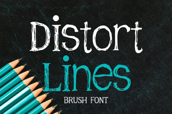 Distort Lines: The Bold Typeface for Scroll-Stopping Campaigns