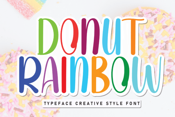 Donut Rainbow: The Ultimate Cheerful Display Font