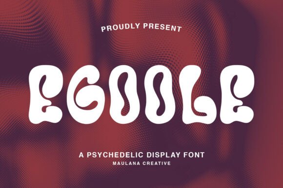 Egoole: The Groovy Display Font for Retro Branding