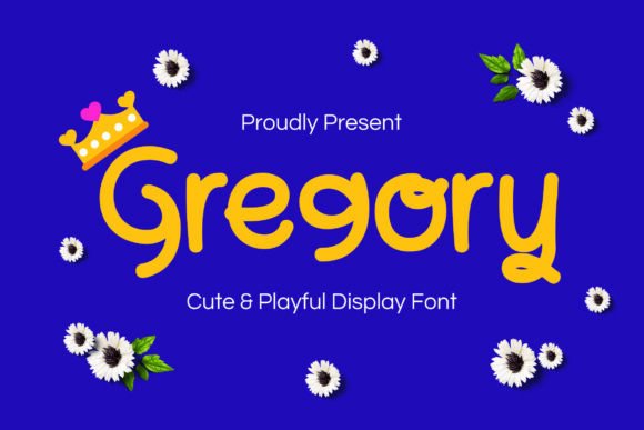 Gregory: A Playful Display Font for Creative Branding