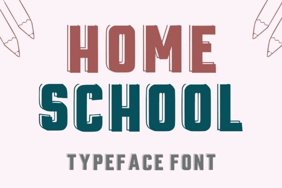 Homeschool Regular: The Perfect Display Font for Handmade Creators
