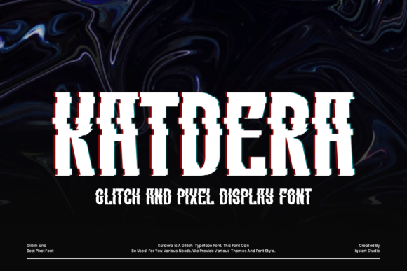 Katdera: The Bold Display Font for Futuristic Craft Brands