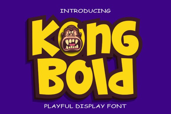Kong Bold: The Vibrant Display Typeface for Makers