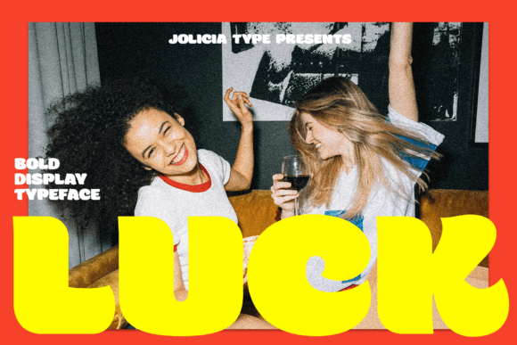 Luck Regular: A Retro Display Typeface for Bold Web Design