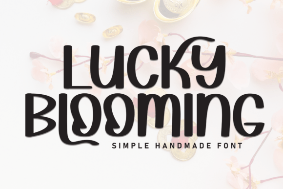 Lucky Blooming: A Friendly Display Font for Modern Branding