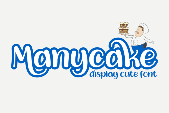 Manycake: The Bubbly Display Font for High-Impact Campaigns