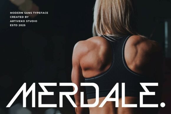 Merdale: The Modern Display Font for Handmade Creators