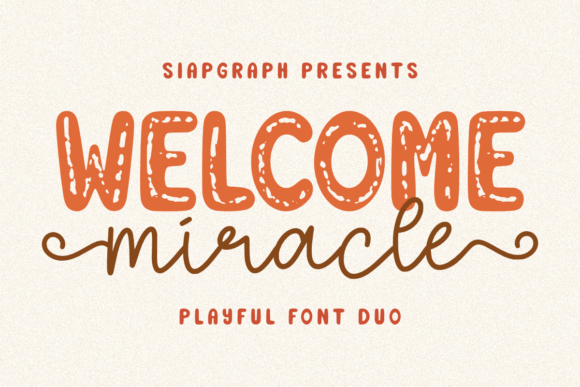 Miracle Welcome Duo: A Playful Typeface for Modern Editorial Design