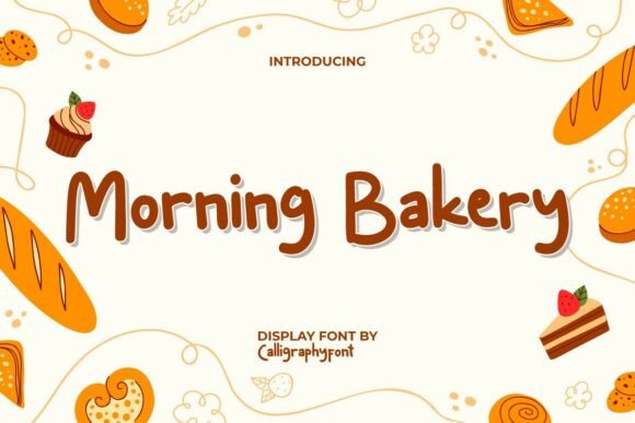Morning Bakery: A Sweet Display Font for Editorial Design