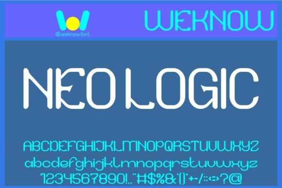 Neo Logic: The Retro-Futuristic Typeface for Handmade Brands