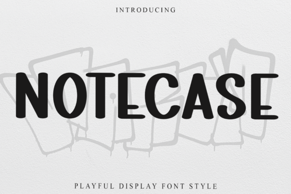 Notecase: A Soft Display Font for Unique Brand Identity