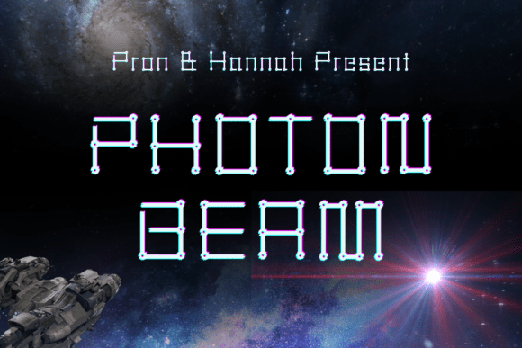 Photon Beam: A Futuristic Display Typeface for Modern Branding