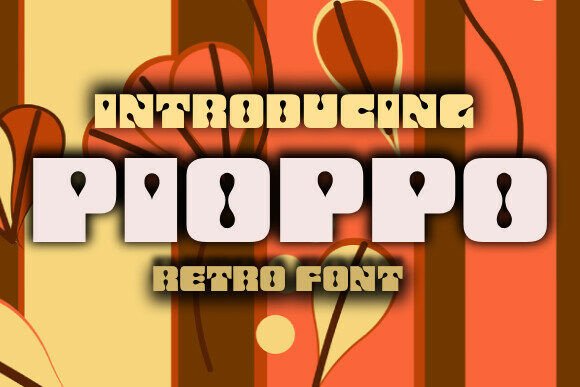 Pioppo: The Bold Retro Display Font for Handmade Brands
