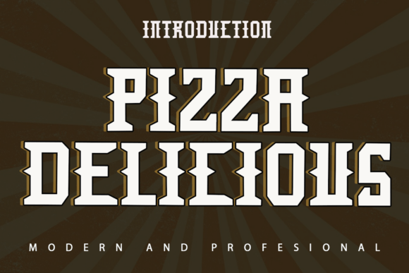 Pizza Delicious: The Fun Display Font for Scroll-Stopping Visuals