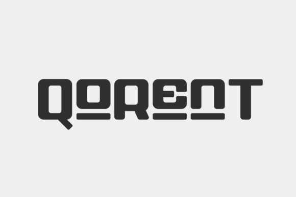 Qorent: The Modern Display Font for Strong Brand Identity