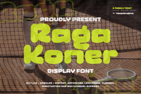 Raga Koner: The Bold Display Font for High-Energy Projects