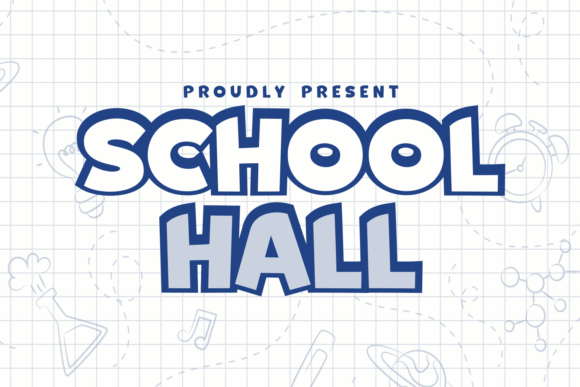 School Hall: The Bold Display Font for Playful Web Design