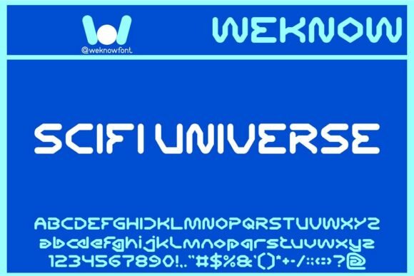 Scifi Universe: The Futuristic Typeface for Bold Business Branding