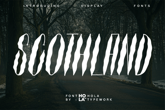 Scothland: The Bold Gothic Typeface for Authentic Brand Identity