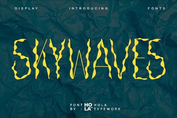 Skywaves: The Premium Display Font for Modern Brand Identity