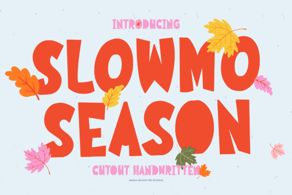 Slowmo Season: The Perfect Display Font for Editorial Design