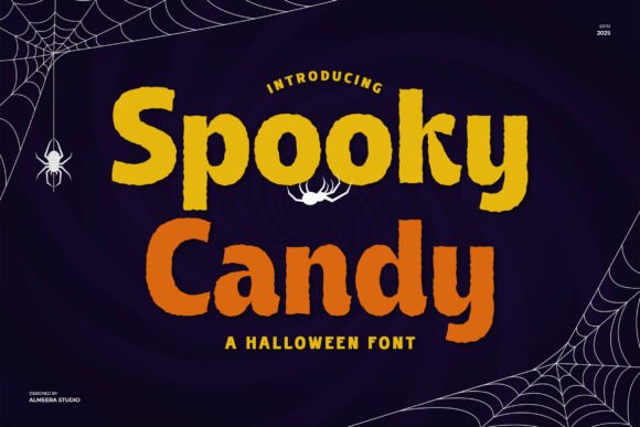 Spooky Candy: The Bold Display Typeface for Eerie Campaigns