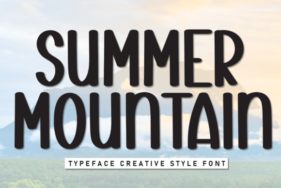 Summer Mountain: The Display Typeface for Friendly Campaigns