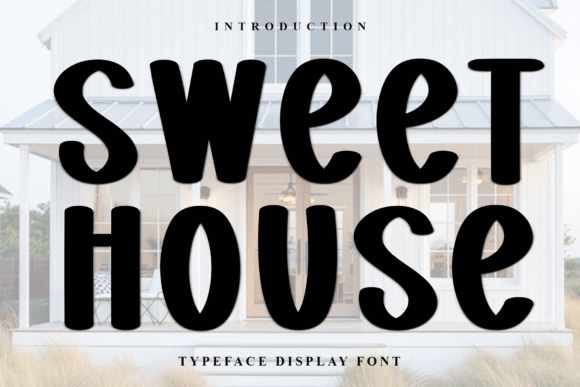 Sweet House: A Festive Display Typeface for Holiday Campaigns