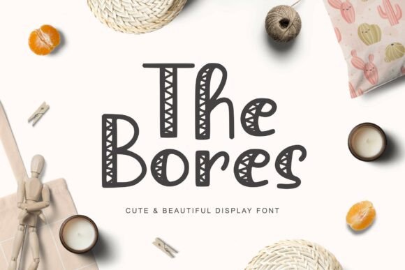 The Bores: A Playful Display Typeface for Modern Campaigns
