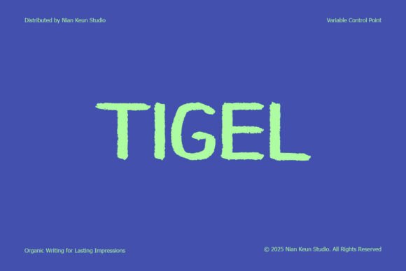 Tigel: The Rugged Display Typeface for Handmade Brands
