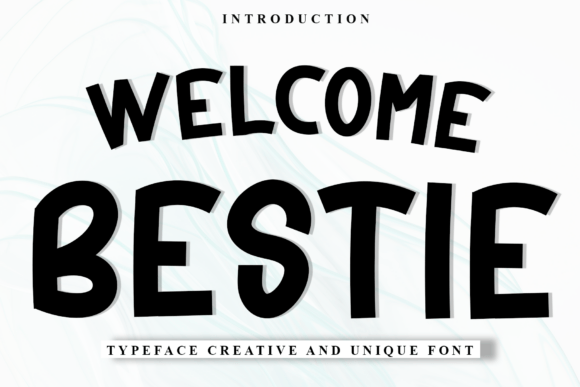 Welcome Bestie: The Festive Display Font for Holiday Campaigns