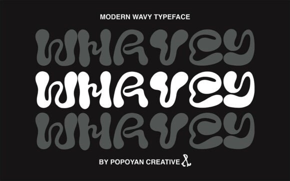 Whavey: The Quirky Wave-Inspired Display Font for Handmade Brands