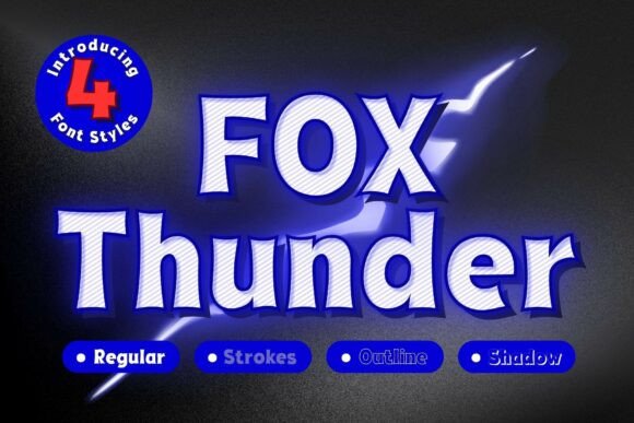 Why Fox Thunder Is the Ultimate Creative Font for Bold Branding