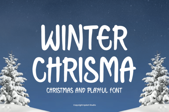 Winter Chrisma: The Handwritten Display Font for Editorial Design